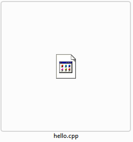 G:hackC C++My C++ Language Tutorial3-quick examplefile.png
